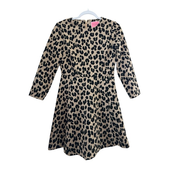 Kate Spade Women's Leopard Forest Feline Jacquard Fit and Flare Dress Size 4 - Picture 2 of 10